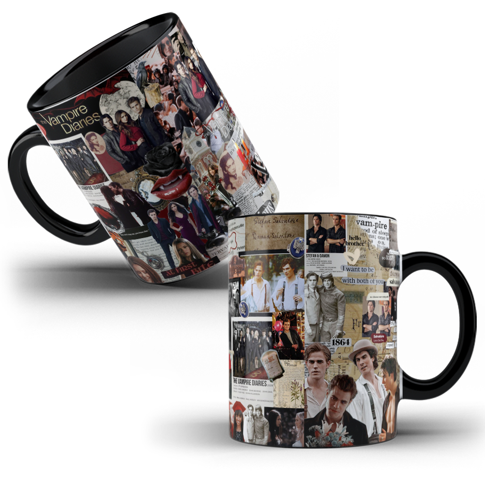 Caneca Personalizada Fotos The Vampire Diares TVD em Oferta na Shopee