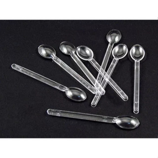 Colher Piccolo Para Doces E Café - 100 Unidades Transparente em Oferta na Shopee