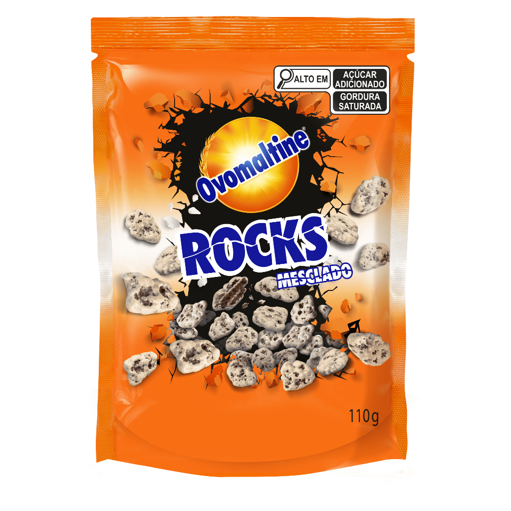 Ovomaltine Rocks Mesclado 110G em Oferta na Shopee