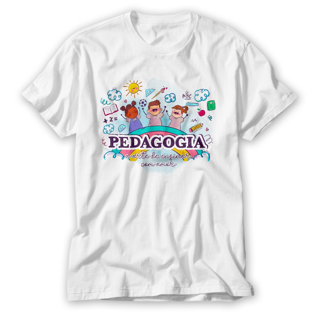 Camiseta Pedagogia/ Educação/Educação Infantil