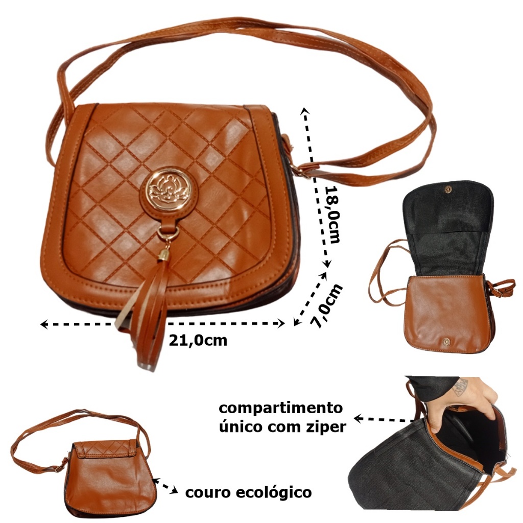 Bolsa De Ombro Transversal Couro Ecológico Isala Feminina Jovens idosas Moderna Barato Qualidade