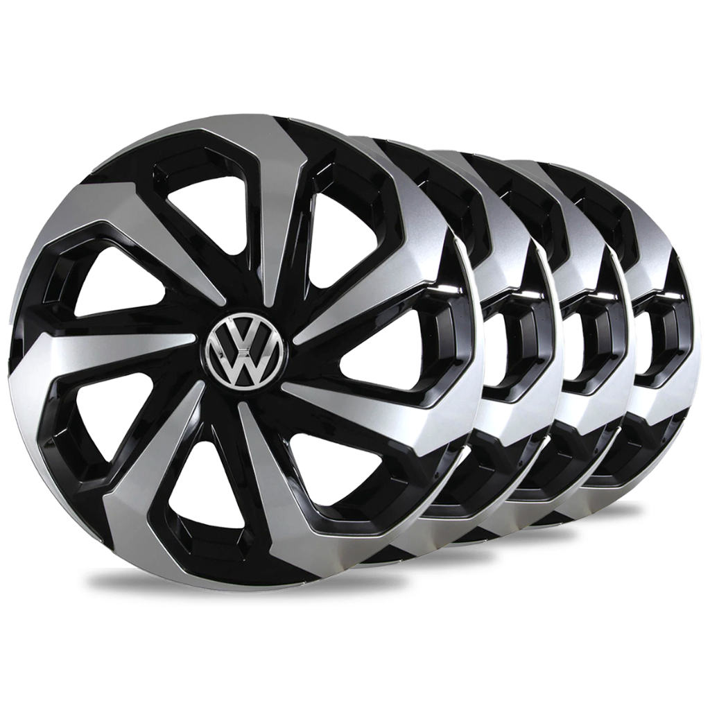 Kit 4 Carlota Esportiva Spider aro 13/ 14/ 15 Compatível Vw Gol G1 G2 G3 G4 G5 Fox Saveiro Up
