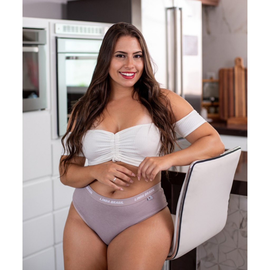 Kit Calcinhas Plus Size Em Algodão Grande Cintura Alta Cos Largo Calcinha Para Senhora em Oferta na Shopee