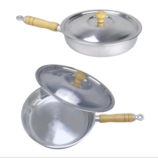 FRIGIDEIRA CM 22 ALUMINIO BATIDO FUNDIDO GROSSO COM TAMPA em Oferta na Shopee