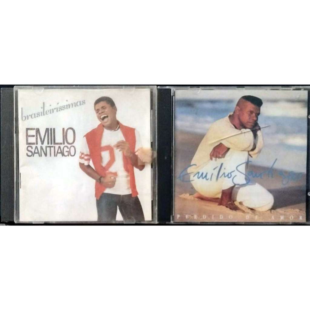 2 CDs Emilio Santiago - Brasileiríssimas + Perdido de Amor