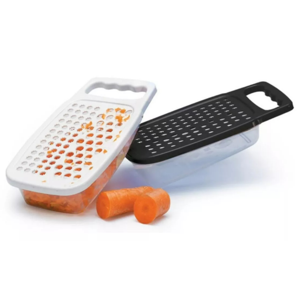 Ralador De Alimentos De Plástico Com Recipiente Nitron em Oferta na Shopee