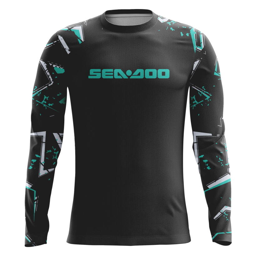 Camiseta Manga Longa Jetski seadoo proteção UV Varias cores e modelos em Oferta na Shopee