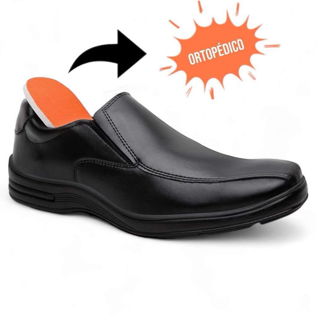 Sapato Social Masculino Conforto Palmilha em EVA Confort ENVIO IMEDIATO em Oferta na Shopee