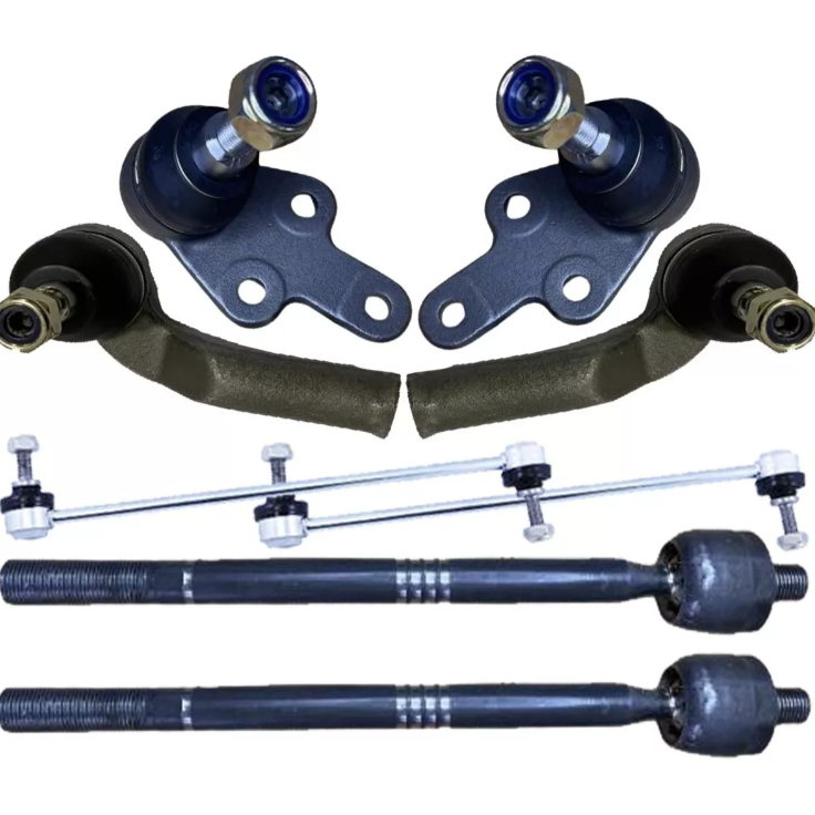 Kit Terminal Direção + Pivo Braço Axial Bieleta Ford Focus 2014 2015  2016 2017