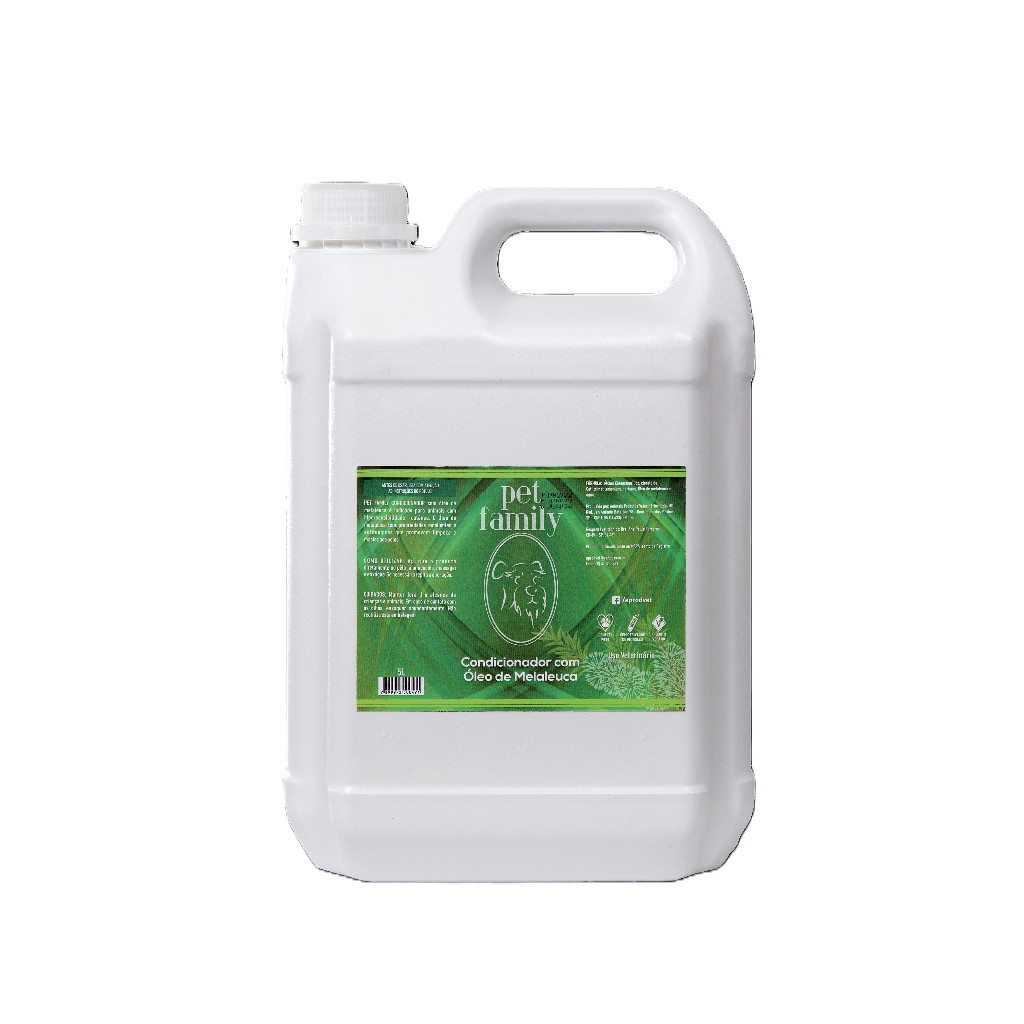 Condicionador Creme Óleo Malaleuca Pet Family Galão 5 Fragrância Natural