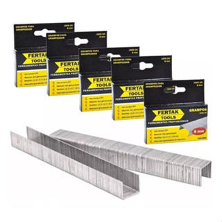 Grampo 8mm Para Grampeador Tapeceiro Prof. C/ 5.000 Grampos em Oferta na Shopee