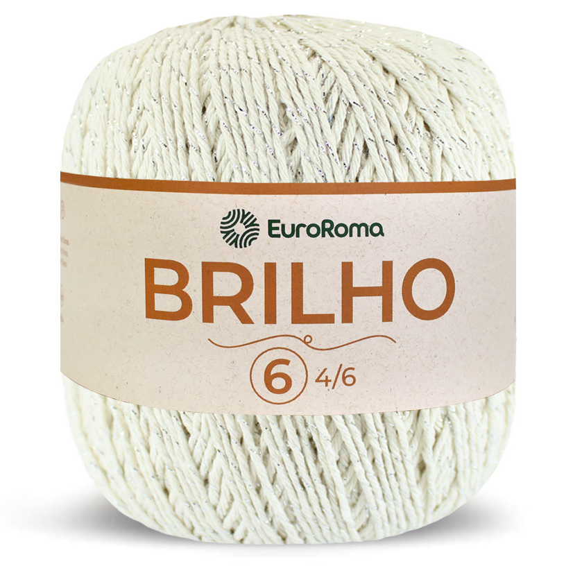 NOVELO EUROROMA BRILHO PRATA 4/6 - 400g