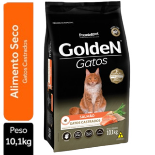 Ração Golden para Gatos Adultos Castrados todos Sabores 10,1Kg em Oferta na Shopee
