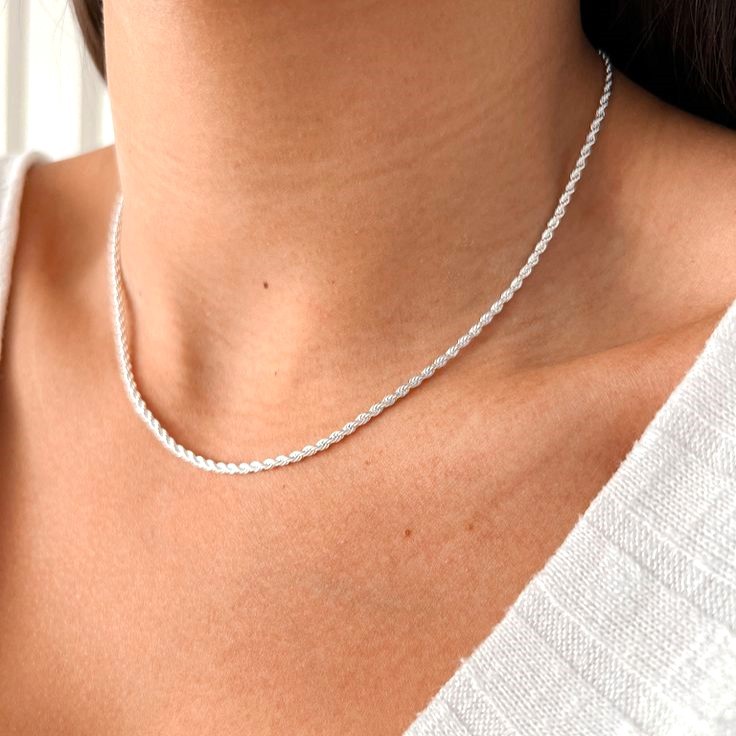 Choker Corrente Cordão Baiano Prata 925 | Colar Cordão Baiano 925