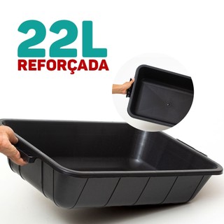 Caixa Masseira 22l De Pedreiro Para Manuseio Concreto PROMOÇÃO