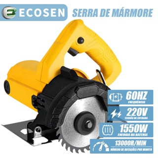 serra marmore 110/220 volts 1550W 4.3/8 110mm ECOSEN em Oferta na Shopee