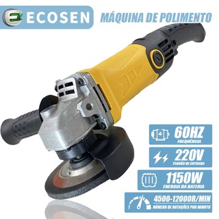 Esmerilhadeira Lixadeira Angular4.1/2 1150w 110v ou 220v Black Decker Promoção imperdível ECOSEN em Oferta na Shopee