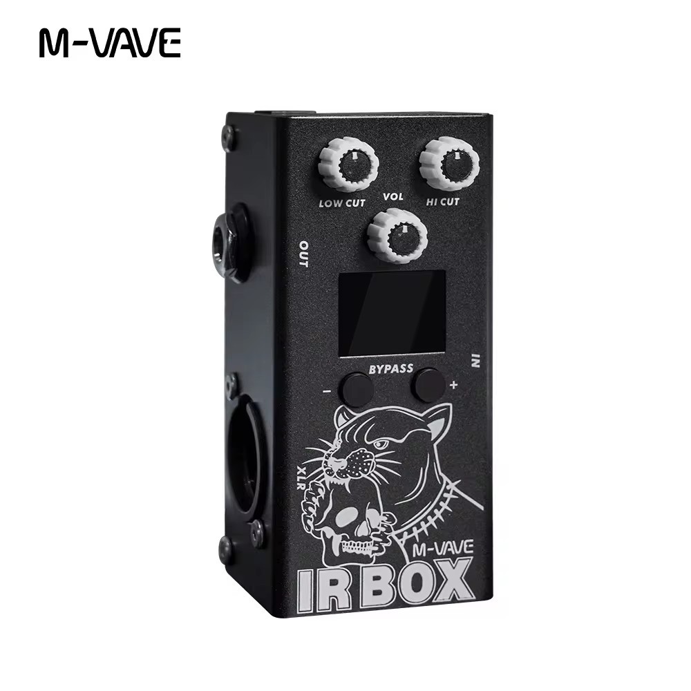 Pedal de efeito de guitarra M-VAVE IR Box com resposta de impulso de cabina IR Simulador de altifalante de armários