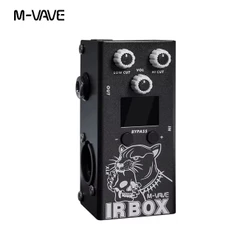 Pedal de efeitos IR Box para guitarra M-VAVE com resposta de impulso de cabine IR Simulador de alto-falante de gabinetes