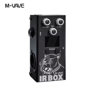 Pedal de efeitos IR Box para guitarra M-VAVE com resposta de impulso de cabine IR Simulador de alto-falante de gabinetes em Oferta na Shopee