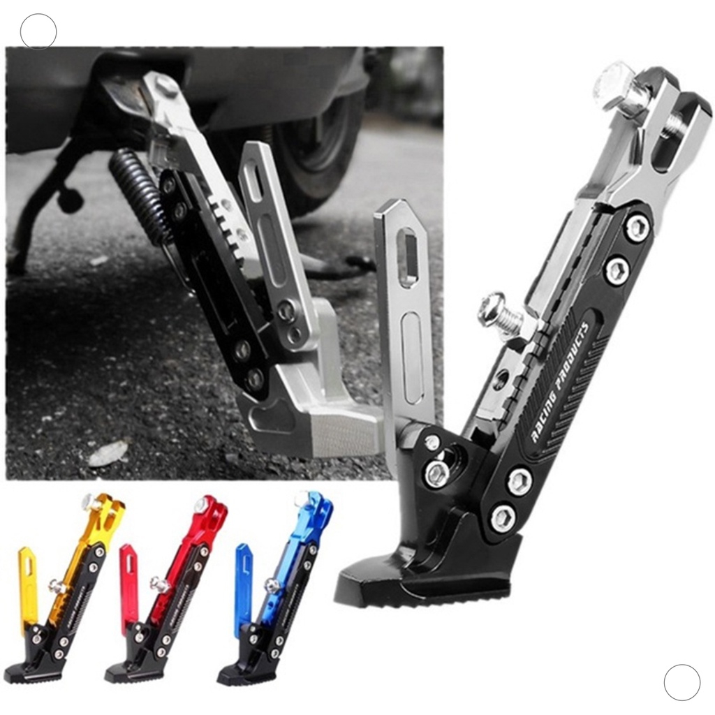 Cavalete Esportivo Descanso para Pezinho de Moto Regulável Universal  Até 500kg com Mola