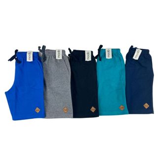 Kit 2 ou 3 Bermudas Moletom Infantil e Juvenil do 1 ao 16 c/ Bolso Moob em Oferta na Shopee