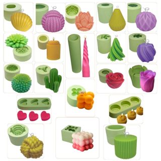 Moldes de silicone para Velas artesanais Premium em Oferta na Shopee
