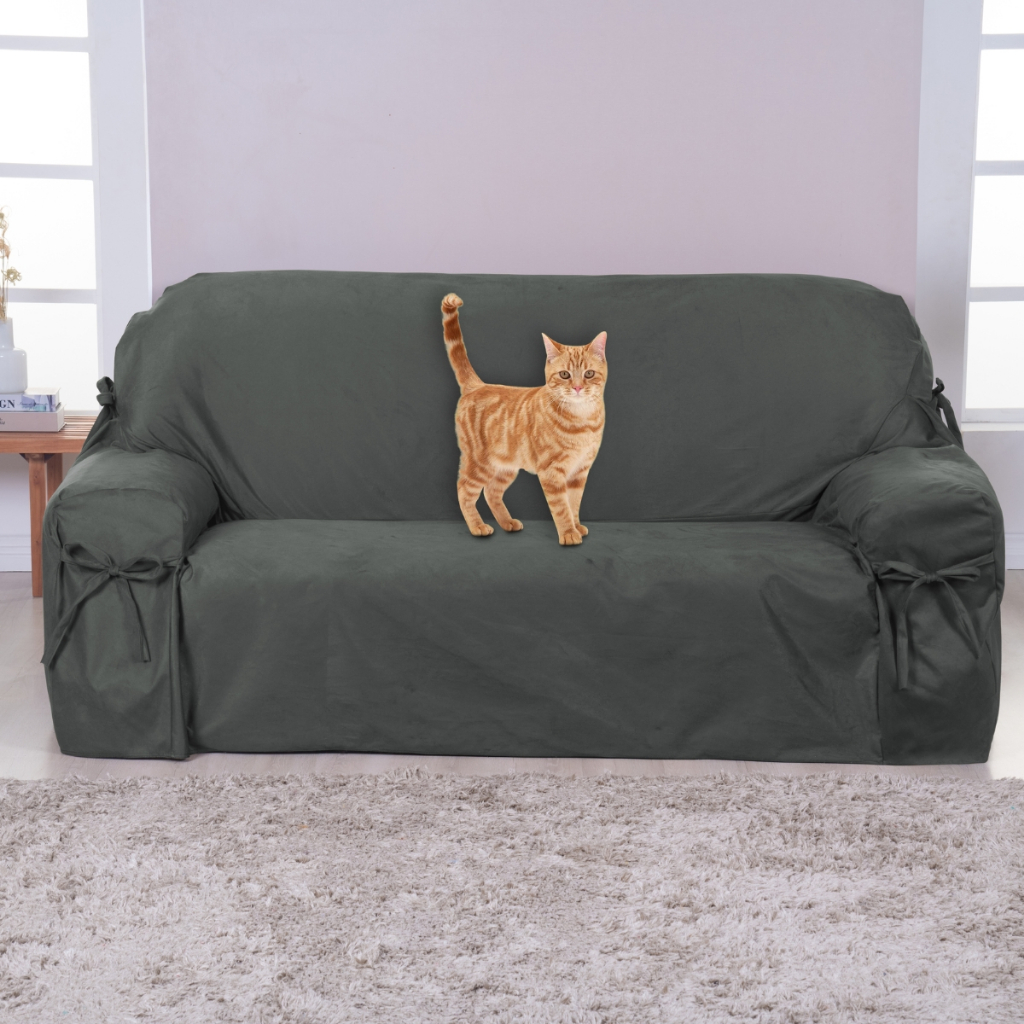 Capa Sofá Anti Gato Em Material Semi Impermeável Pronta entrega