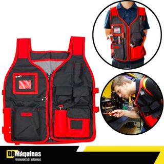 Colete Para Ferramentas Com 8 Bolsos 510mm X 600 Mtx em Oferta na Shopee