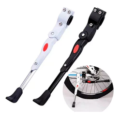 Pezinho Descanso Lateral e Central Com Regulagem MTB Bike 20 Até 29 Branco/Preto