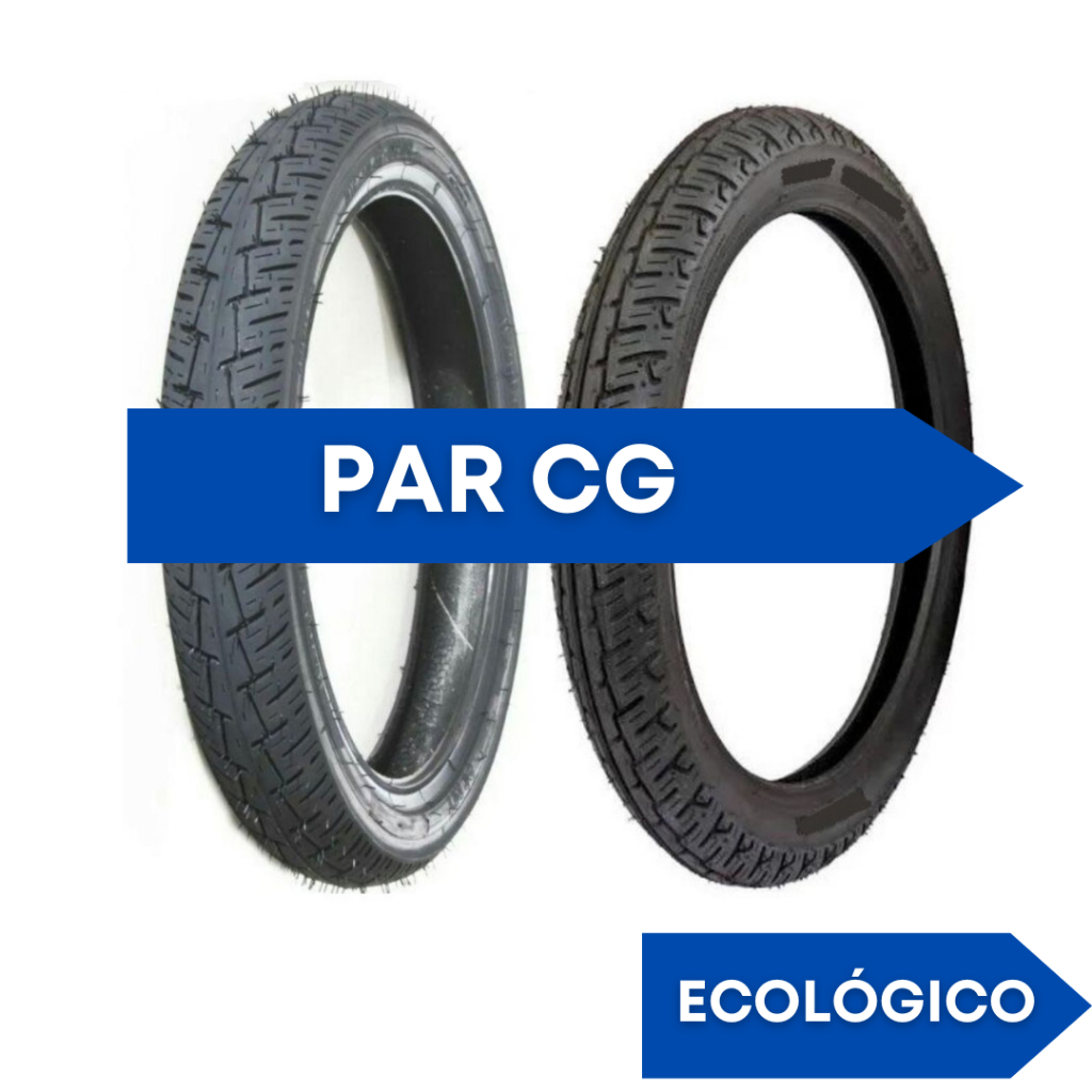 PAR PNEU CG 125 TITAN 150 FAN 160 YBR HONDA YAMAHA 90/90-18 E 2.75-18 em Oferta na Shopee