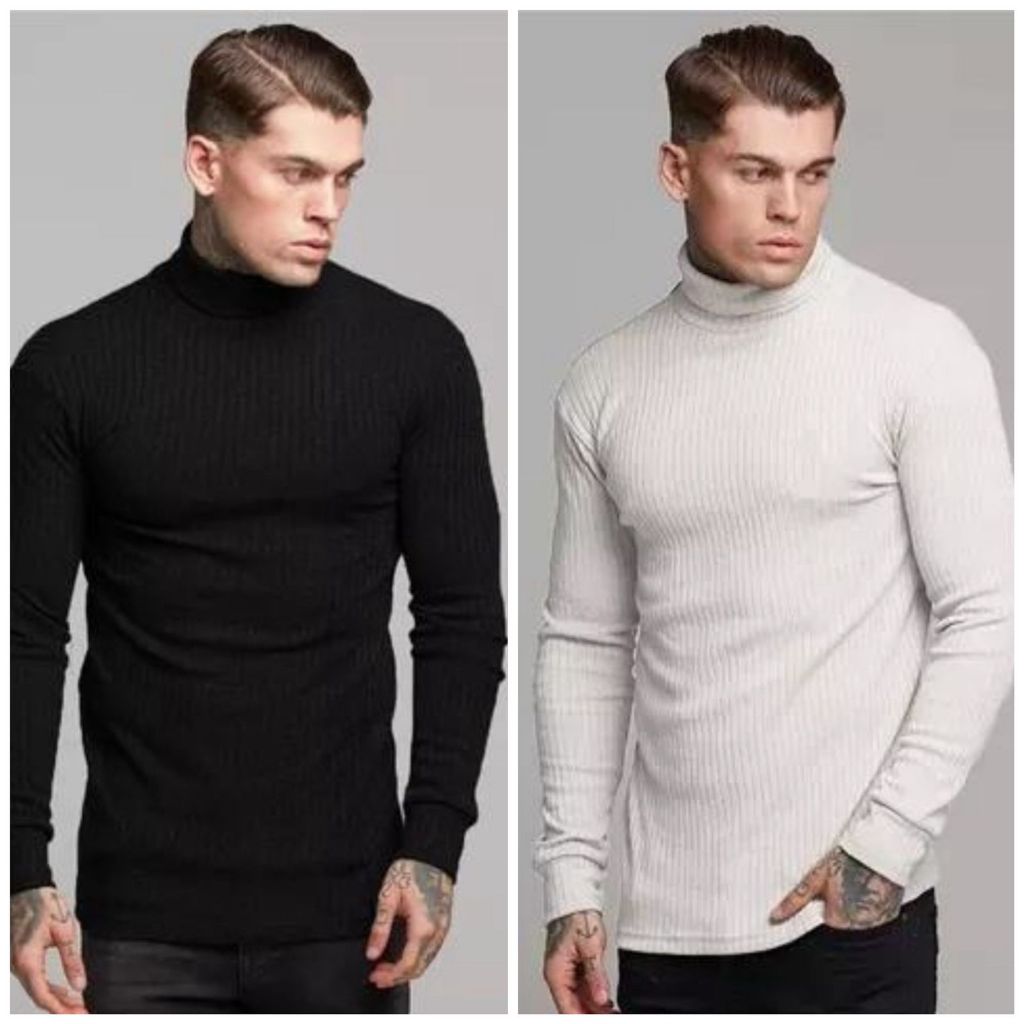 Kit 2 Cacharrel Masculina Canelada Gola Alta