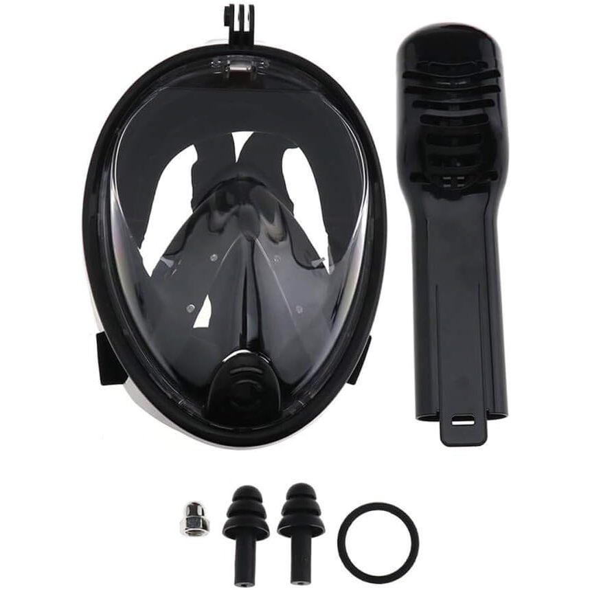 Máscara Mergulho Livre Snorkeling Full Face para GoPro Tamanho L/XL Cores