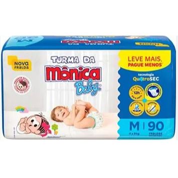 Fralda Turma da Monica Bag Pacotão Hiper em Oferta na Shopee