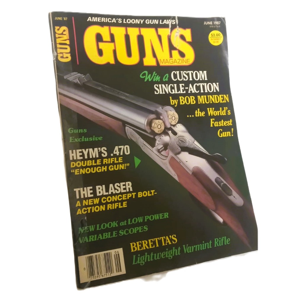 Revista Guns Magazine Junho 1987