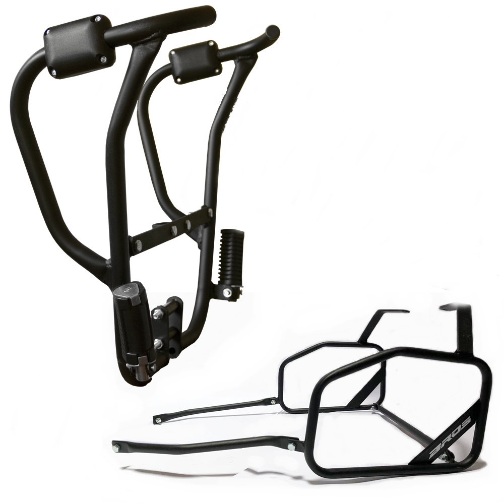 Protetor Carenagem Protetor Traseiro Alforge Bros 160  e  150 Até 2024 em Oferta na Shopee