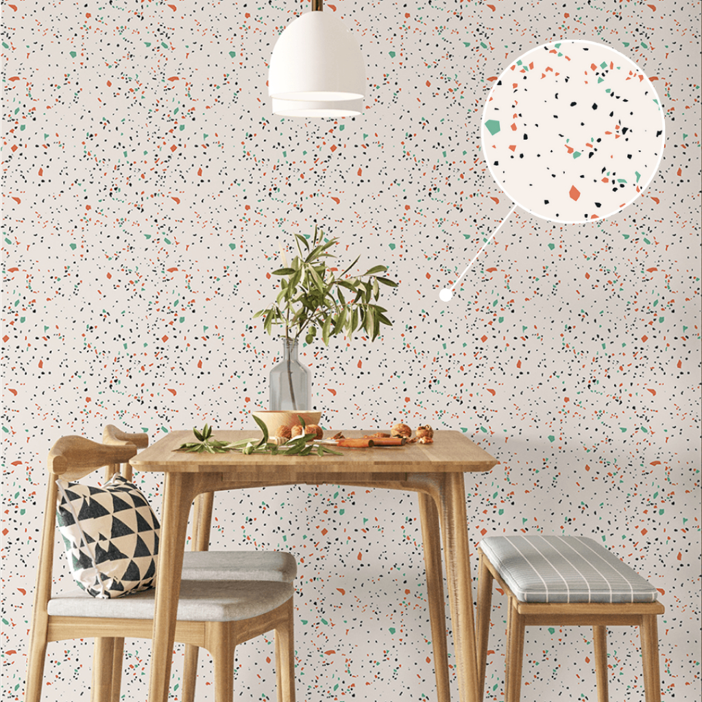 Papel de Parede Adesivo Autocolante Granilite Colorido Relax