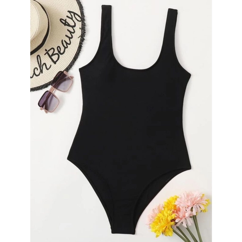 Maio Body Feminino Suplex Liso Costas Nua Moda Praia Verão 2024 Oferta Relâmpago Hoje em Oferta na Shopee