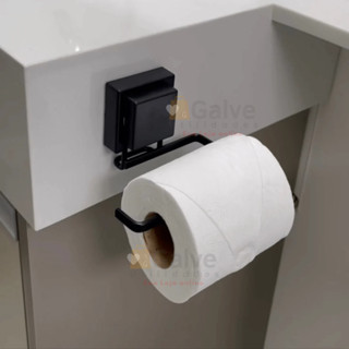 Suporte Porta Papel Higiênico Papeleira Banheiro Lavabo Moderno Com Ventosa Sem Furo Multiuso em Oferta na Shopee