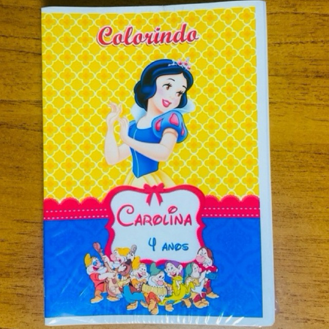 Kit até 30 Livros de colorir lembrancinha personalizada quaquer tema - mundo bita - bolofofo - stitch - patrulha canina - barbie - volta ao sol - 365 sorrisos - gaby - safari - jardim encantado - bento e totó - princesas - minnie - mickey