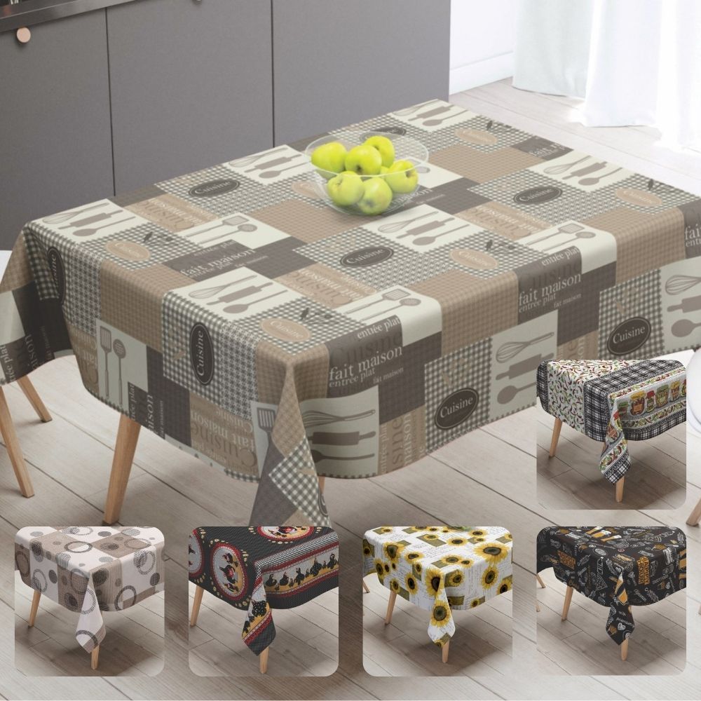 Toalha De Mesa Térmica Impermeável 6 ou 4 Lugares Cozinha em Oferta na Shopee