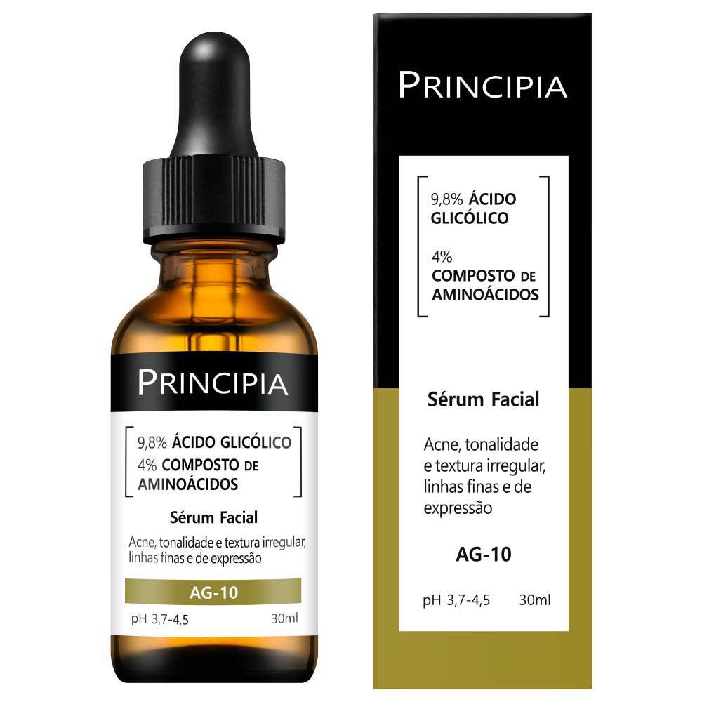 Sérum Renovador Principia 9,8% Ácido Glicólico + Aminoácidos AG10 - Beauty