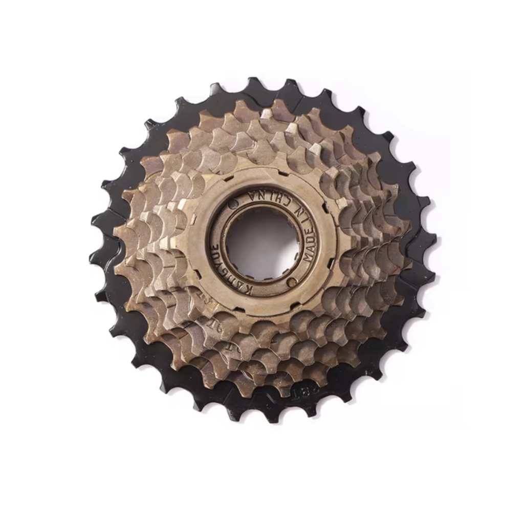 Catraca Roda Livre 7 Velocidade 14/28 Indexada Marrom Com Preto Para Bicicleta 21v Aro 26-29 em Oferta na Shopee