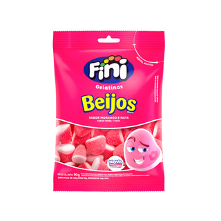 FINI BEIJOS DE MORANGO 80G em Oferta na Shopee