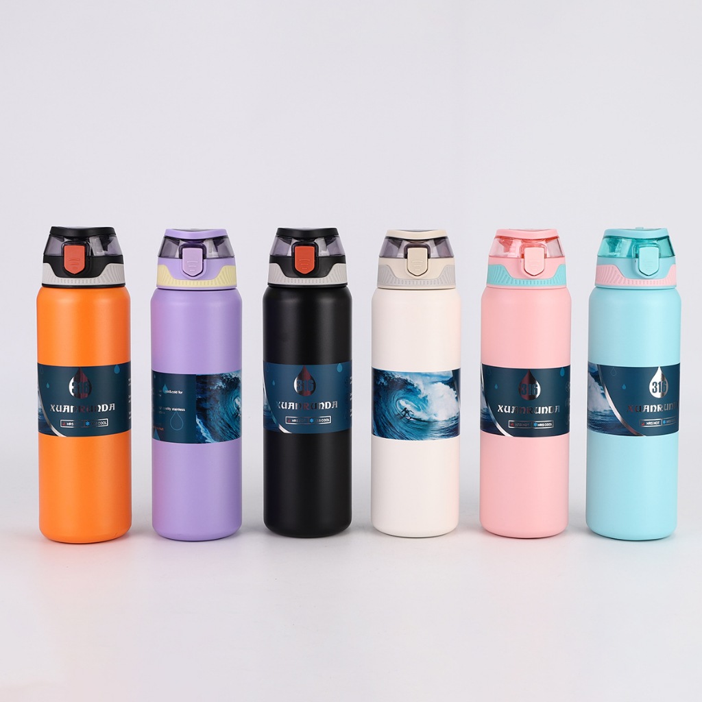 Garrafa Térmica Com Canudo 800ml Garrafa Espacial Quente & Frio Com Isolamento De Grande Capacidade em Oferta na Shopee