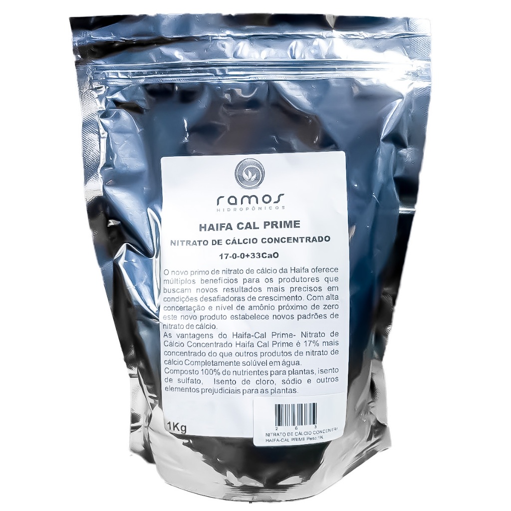 FERTILIZANTE ADUBO NITRATO DE CÁLCIO CONCENTRADO HAIFA CAL PRIME 1Kg