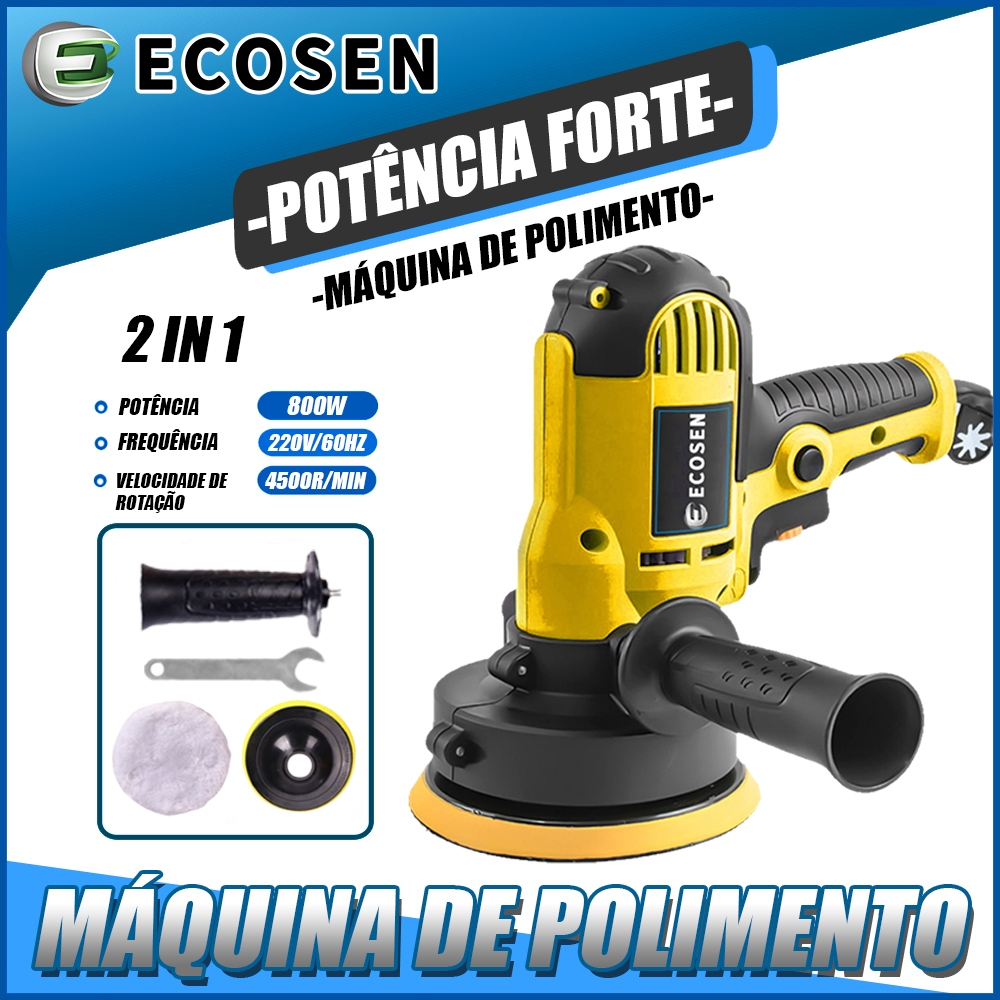 Lixadeira  Multi Funçoes 800W 6 Velocidades Completa -  Polidor 220v/110v