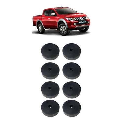 Kit Calço Carroceria L200 Triton 2007 em diante (8 Pçs)