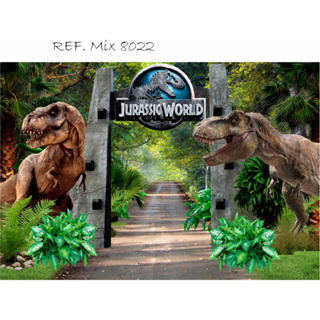 Fundo Fotográfico Em Tecido Dinossauro 2,20x1,50 Ref 8022 em Oferta na Shopee
