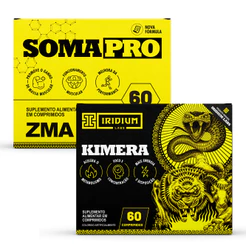 Termogênico Kimera Thermo 60 comprimidos e Soma Pro 60 comprimidos Iridium Labs